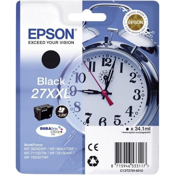 Epson tindikassett  C13T27914010 T27XXL