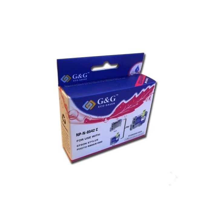 G&G tindikassett Epson C13T05424010 T0542 Stylus Photo R800