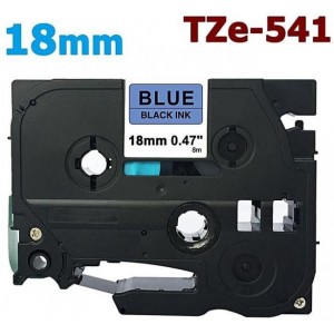 Dore analog Brother TZ-541   TZe-541 Label Maker Tape, 18mm x 8m, Black On Blue