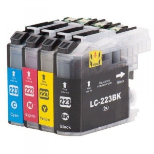 Brother LC-223 LC223 ink cartridge Dore compatible Set 4 pcs