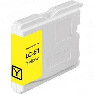 Brother LC-51Y LC51Y ink cartridge G&G compatible