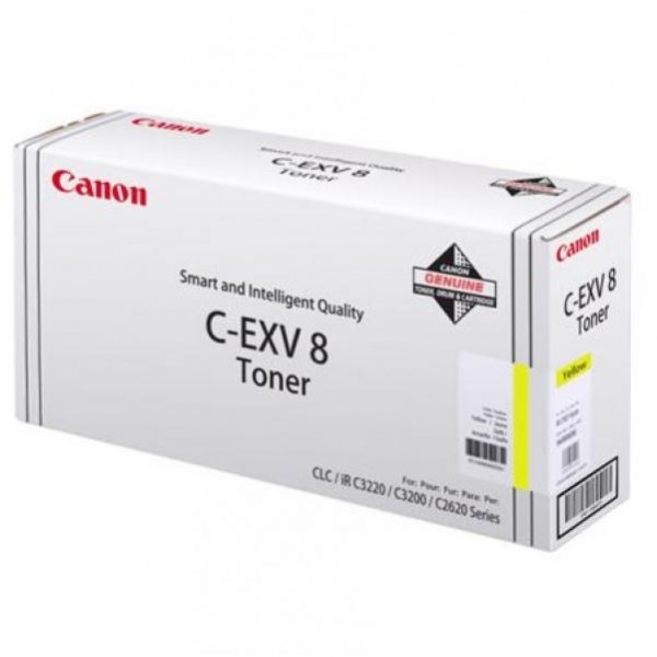 Canon toonerkassett    C-EXV 8C-EXV8 CEXV8 Y Yellow