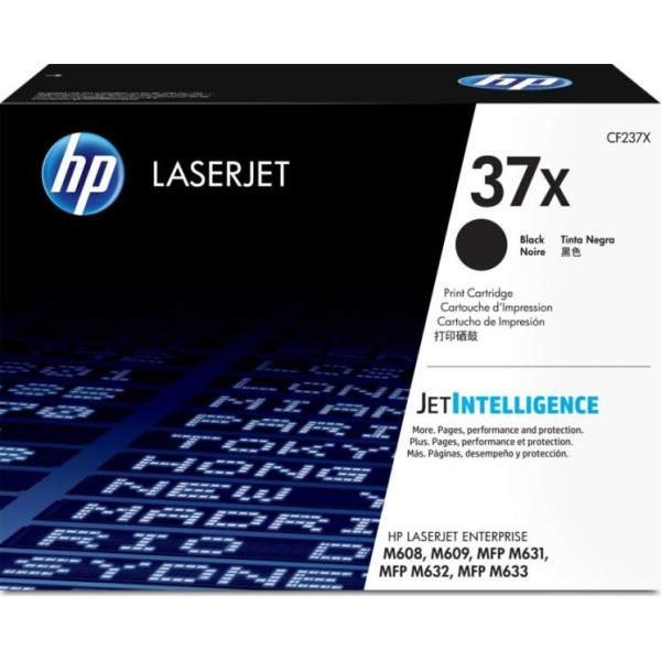 HP toonerkassett CF237X 37X BK