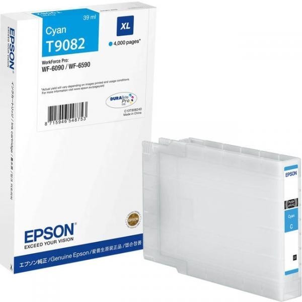 EPSON tindikassett  T9082 XL C13T908240 Cyan