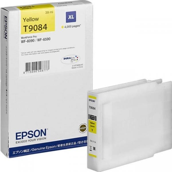 EPSON tindikassett   T9084 XL C13T908440 Yellow