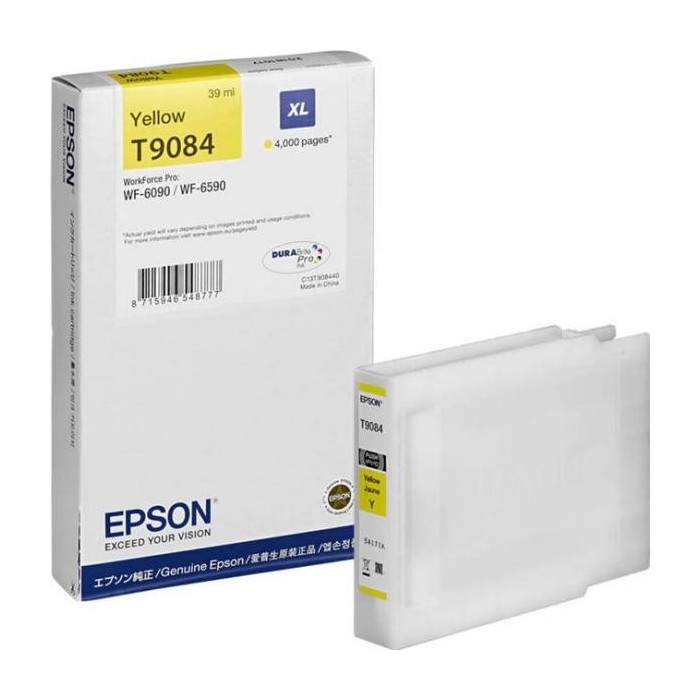 EPSON tindikassett   T9084 XL C13T908440 Yellow