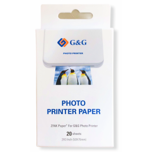 G&G piece zink paper  GG-ZP023-20 20 pages