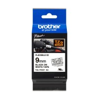 Brother TZe-FX221, TZeFX221, printer labelkassette, Black on White