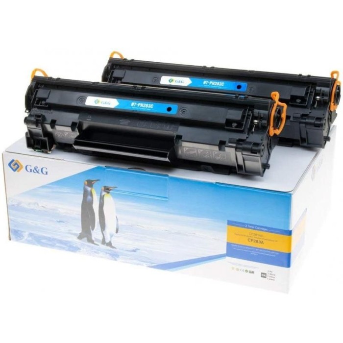 HP CF283AD toonerkassett No.83A Dual G&G compatible