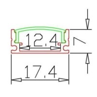 LED profiil 001W 3m