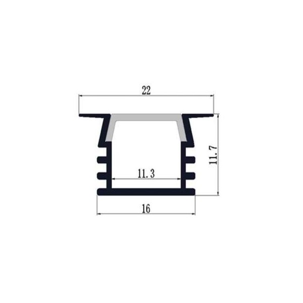 LED profiil 007W 3m