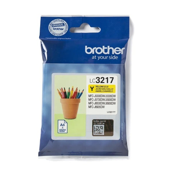 Foto ink cartridge Brother LC-3217Y LC3217Y OEM