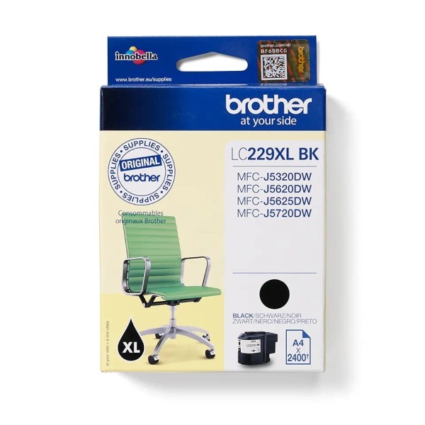 Nuotrauka rašalo kasetė Brother LC-229XLBK LC229XLBK OEM