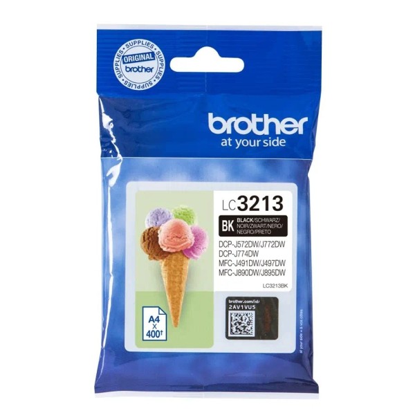 Nuotrauka rašalo kasetė Brother LC-3213BK LC3213BK OEM