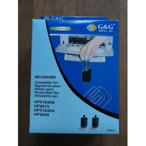 HP 51645A 6615 51640A 6650 refill complect G&G compatible