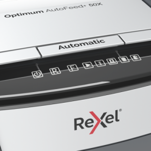 Dokumentų naikiklis Rexel Optimum AutoFeed+ 50XP Cross Cut P4 20l(Replace Rexel Auto+ 60X)