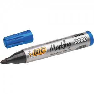Bic Permanentinis žymeklis Eco 2000 2-5 mm  mėlynas  1 vnt 000064