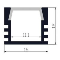 LED профиль 006W 3m