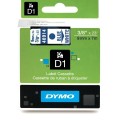 DYMO D1 teip 9 mm x 7 m sinine valgel taustal (40914 S0720690)