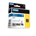 DYMO Rhino Vinyl Tape 19mm x 5.5m   white on blue (1805417)