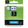 DYMO D1 Tape 12mm x 7m   blue on transparent (45011   S0720510)