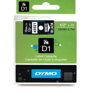 DYMO D1 lint 12mm x 7m...