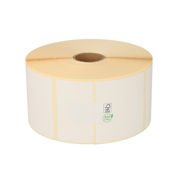 DORE THERMAL LABEL ZEBRA 57mm x 51mm (core 25mm) 1000 labels