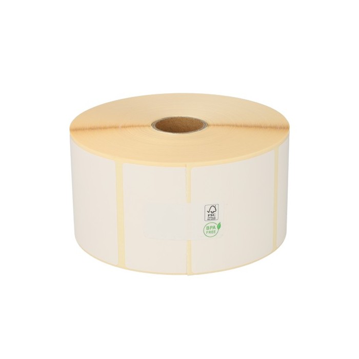 DORE THERMAL LABEL ZEBRA 57mm x 51mm (core 25mm) 1000 labels