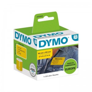 DYMO-tarrat 54 x 101 mm (2133400) - Keltainen