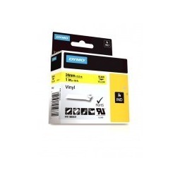 DYMO Rhino Vinilinė Juostelė 24mm x 5.5m   juodas ant geltonos (1805431)