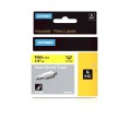 DYMO Rhino Heat-shrink tube 6 mm x 1.5m   black on yellow (18052)