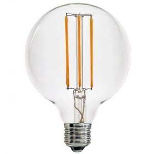 LED hehkulamppu E27-G125 8W 3000K