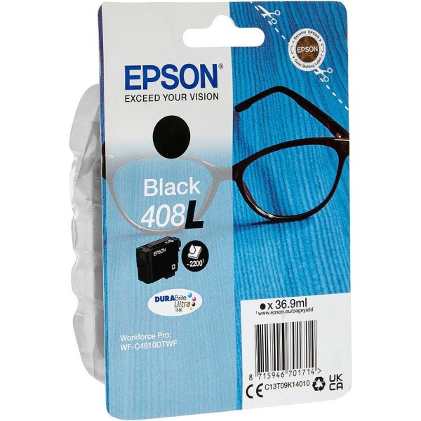Epson 408L T09K1 C13T09K14010 BK чернильный картридж OEM