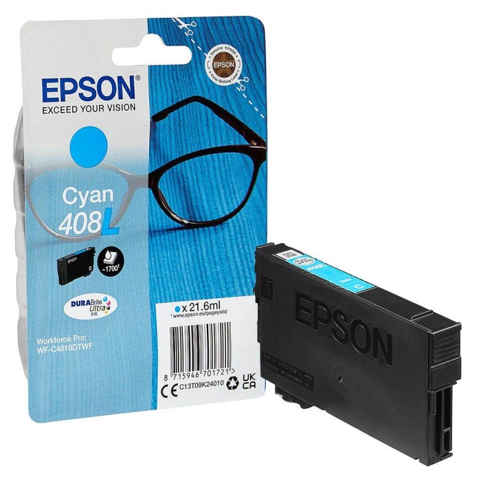 Epson 408L T09K2 C13T09K24010 C mustekasetti OEM