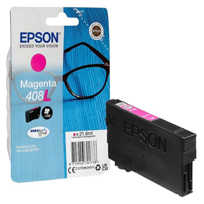 Epson 408L T09K3 C13T09K34010 M mustekasetti OEM