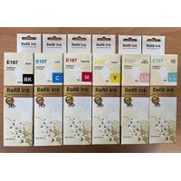 Epson 107 bottle Ink C13T09B Dore compatible set 6 pcs