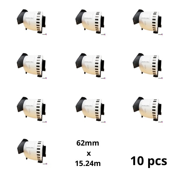 Brother DK-22251 DK22251 label roll Dore compatible set 10 pcs