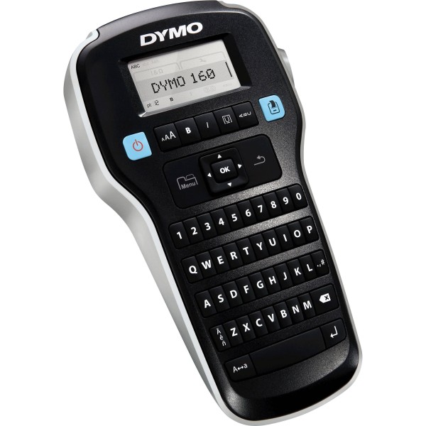 DYMO LabelManager 160 Etiķešu Printeris (S0946340) + D1 12mm x 3m lente