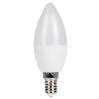 LED spuldze E14-C37 7W 4000K