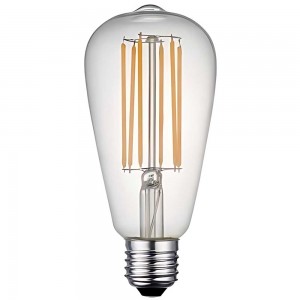 LED лампа накаливания E27-ST64 8W 3000K