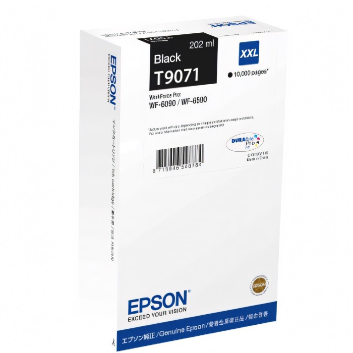 EPSON tindikassett C13T907140 T9071 XL BK