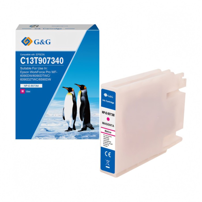 G&G Ink cartridge EPSON T9073 XL C13T907340 Magenta