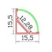 LED profile 003B 3m