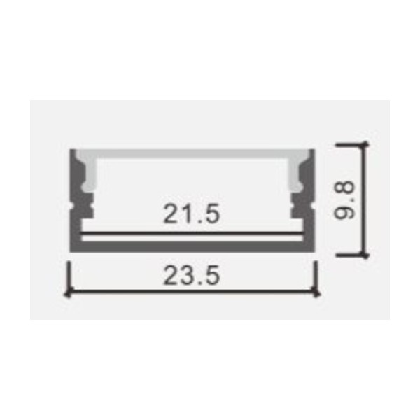 LED profiili 009W 3m