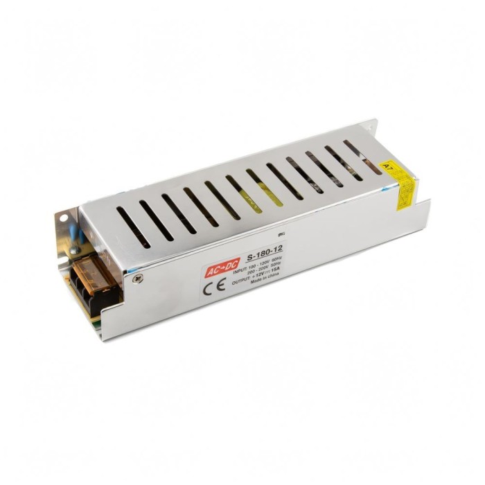 Barošanas avots 180W-12V-15A, IP20