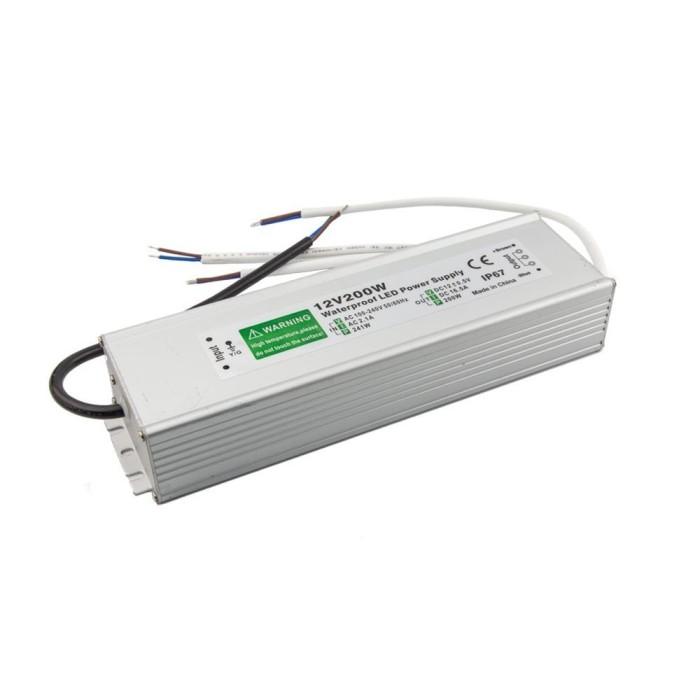 Блок питания 200W-12V-16.7A IP67