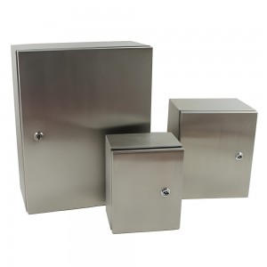 304AISI stainless steel distribution box 400x300x250 IP66