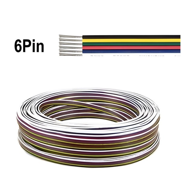 LED 6PIN 20AWG кабель