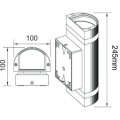 copy of LED rūdžių sienų lemputė 2x1W 4000-4500k