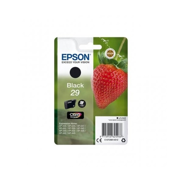 Epson 29 T2981 C13T29814012 BK чернильный картридж